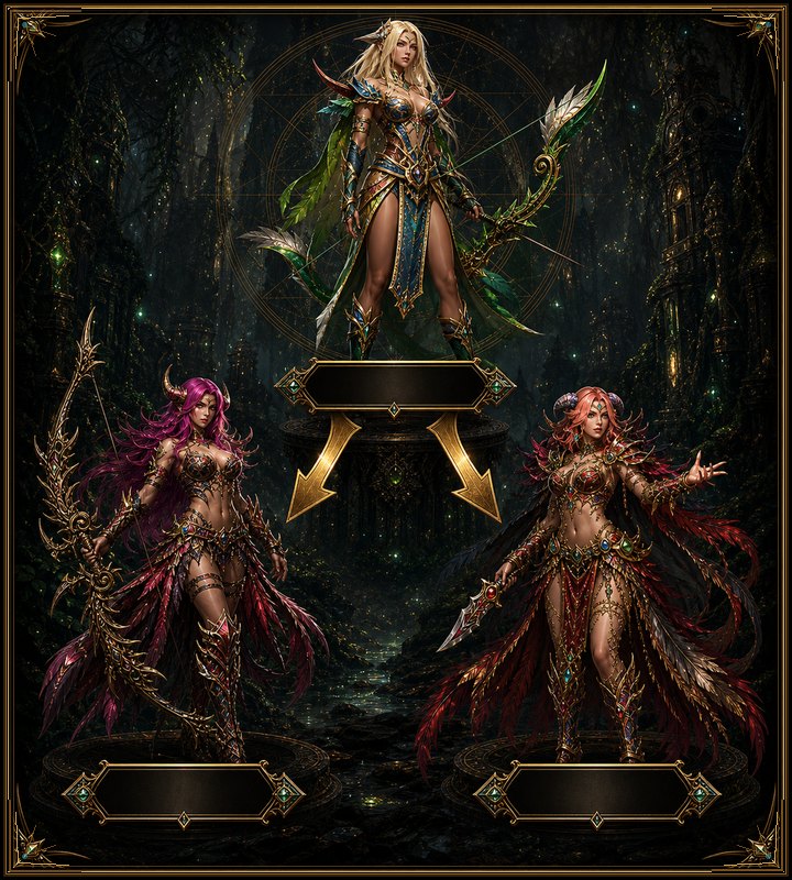 Huntress class portrait